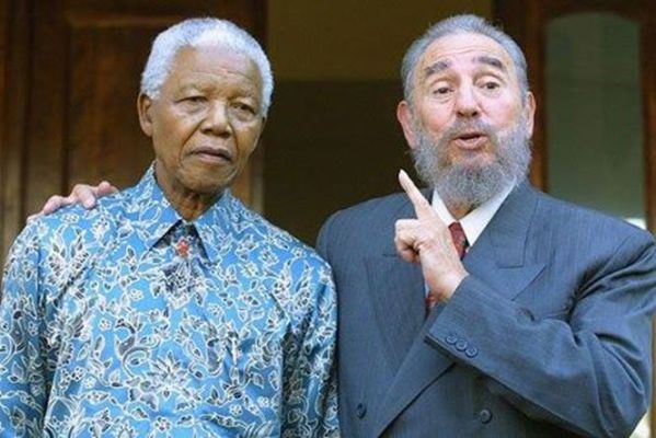 NelsonMandella&FidelCastro