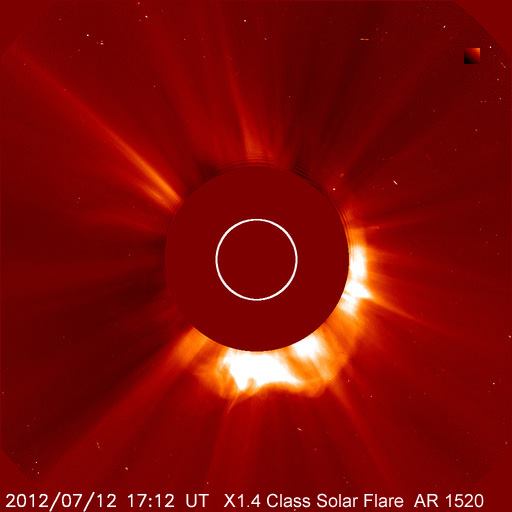 CME_2012-07-12_17-12UT_X1,4ClassSolarFlare_AR-1520