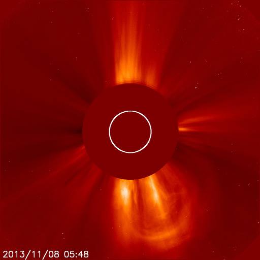 CME_2013-11-08_0548_X1,1-SOLAR-FLARE!EruptsFromGiantSunspot-1890