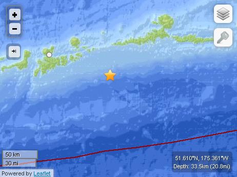 M7.0--94kmESEofAdak,Alaska